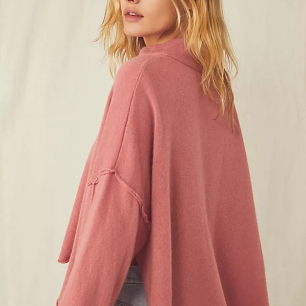 Free People blossom Cashmere Rose Sweater
